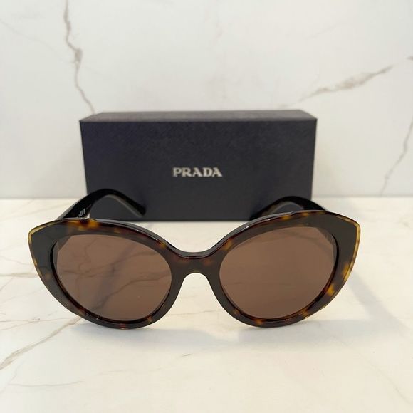 PRADA Oval Cat Eye Sunglasses - Picture 3 of 8